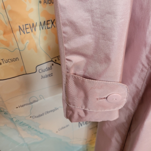 British Mist Women's Laveder Trench Coat Size 14 - Picture 6 of 16